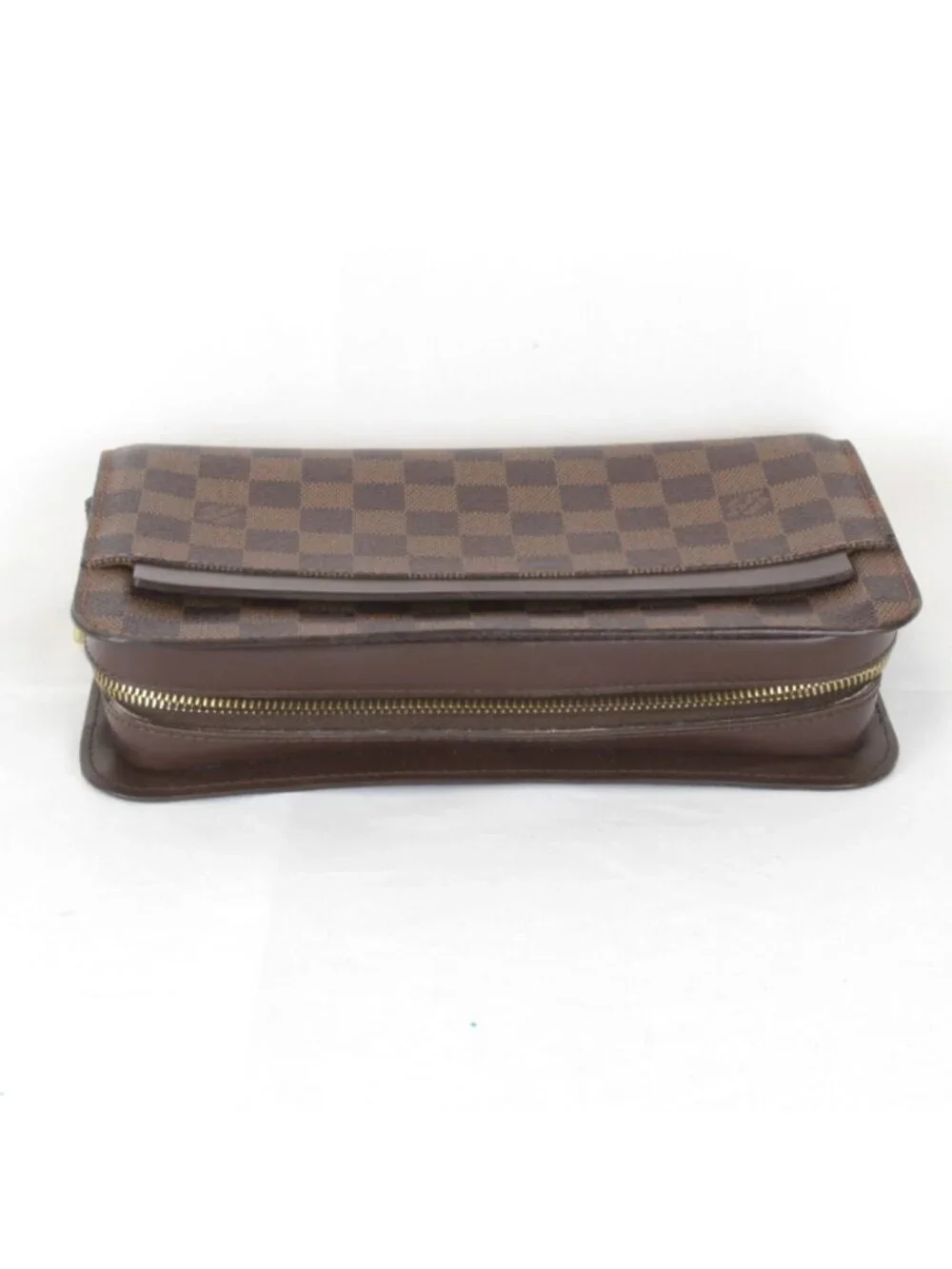 Louis Vuitton Saint Clutch Damier Canvas Brown
